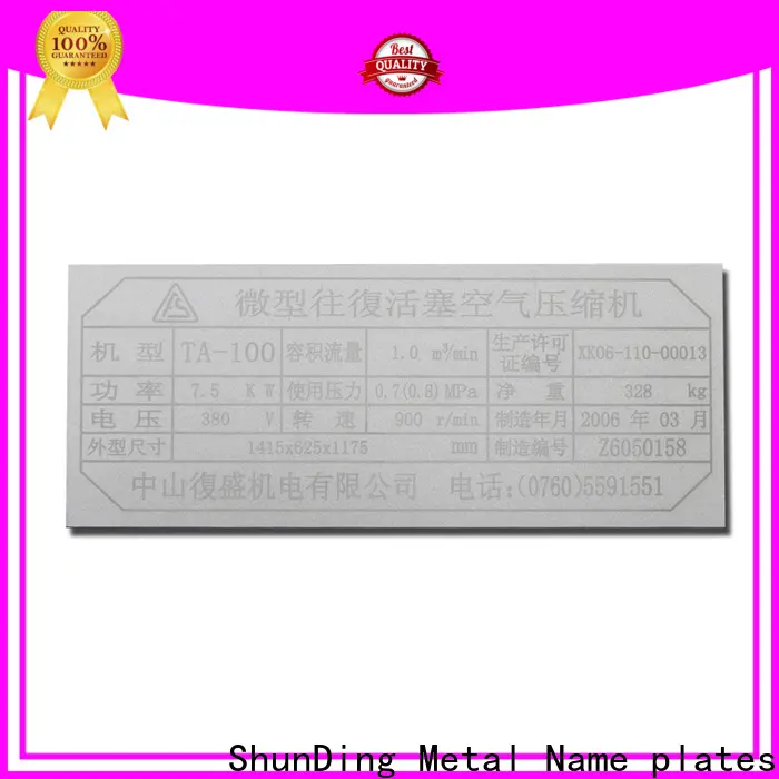 useful engraved name plates supply for auction 1