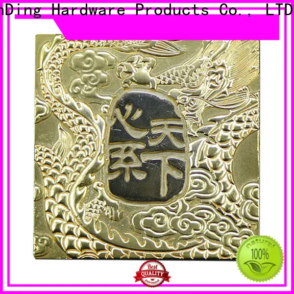 ShunDing reliable stainless steel name plates engraved with Quiet Stable Motor for staff42 1