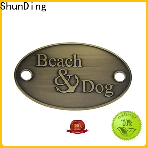 ShunDing reliable stainless steel name plates engraved with Quiet Stable Motor for staff43 1