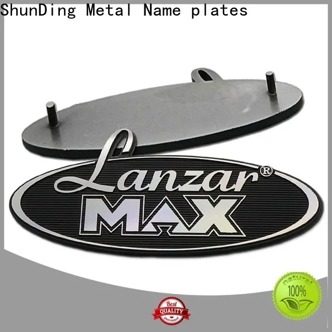 ShunDing stainless steel name plates certifications for auction 1