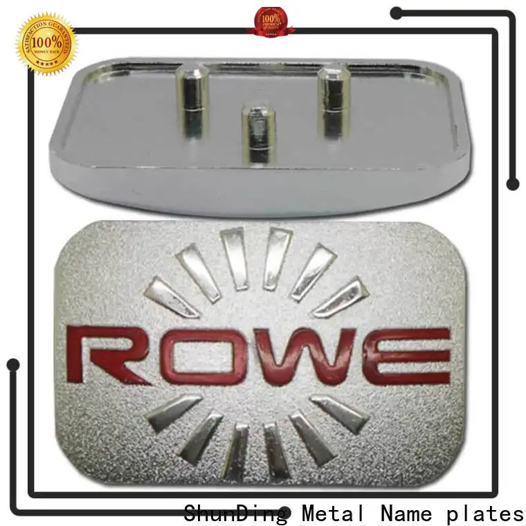 quality custom metal nameplates certifications for company 1