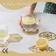 Custom Gold Metal Coasters Price List 1