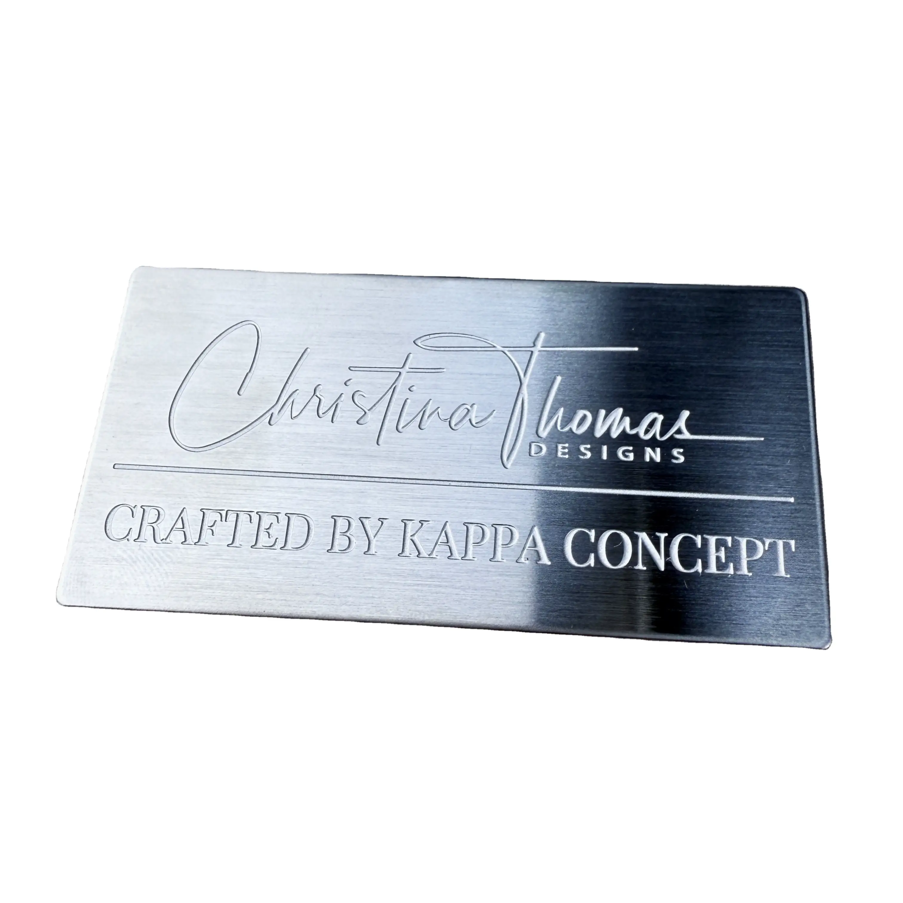 Customized etched text stainless steel nameplates 1