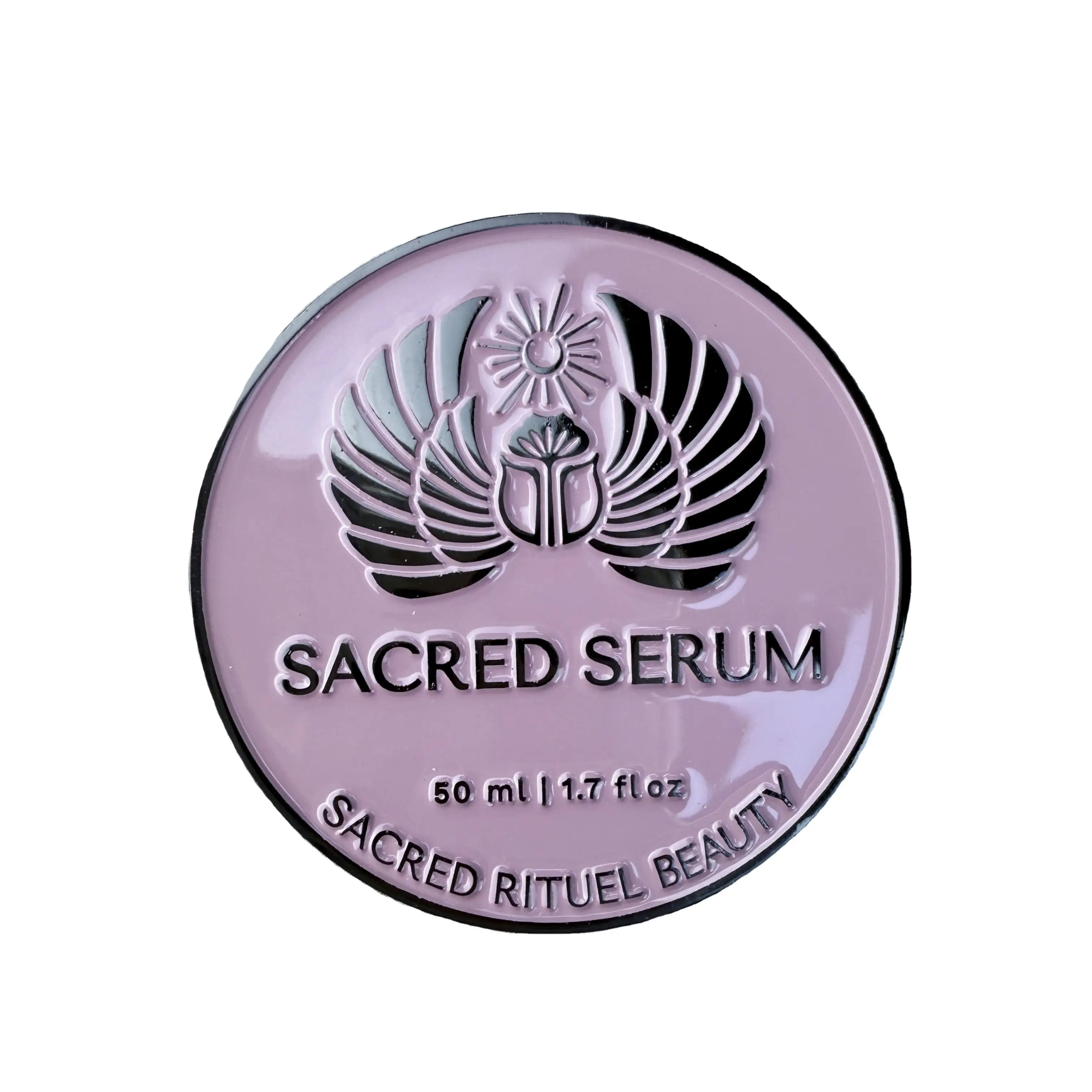 Circular three-dimensional zinc alloy sign 1