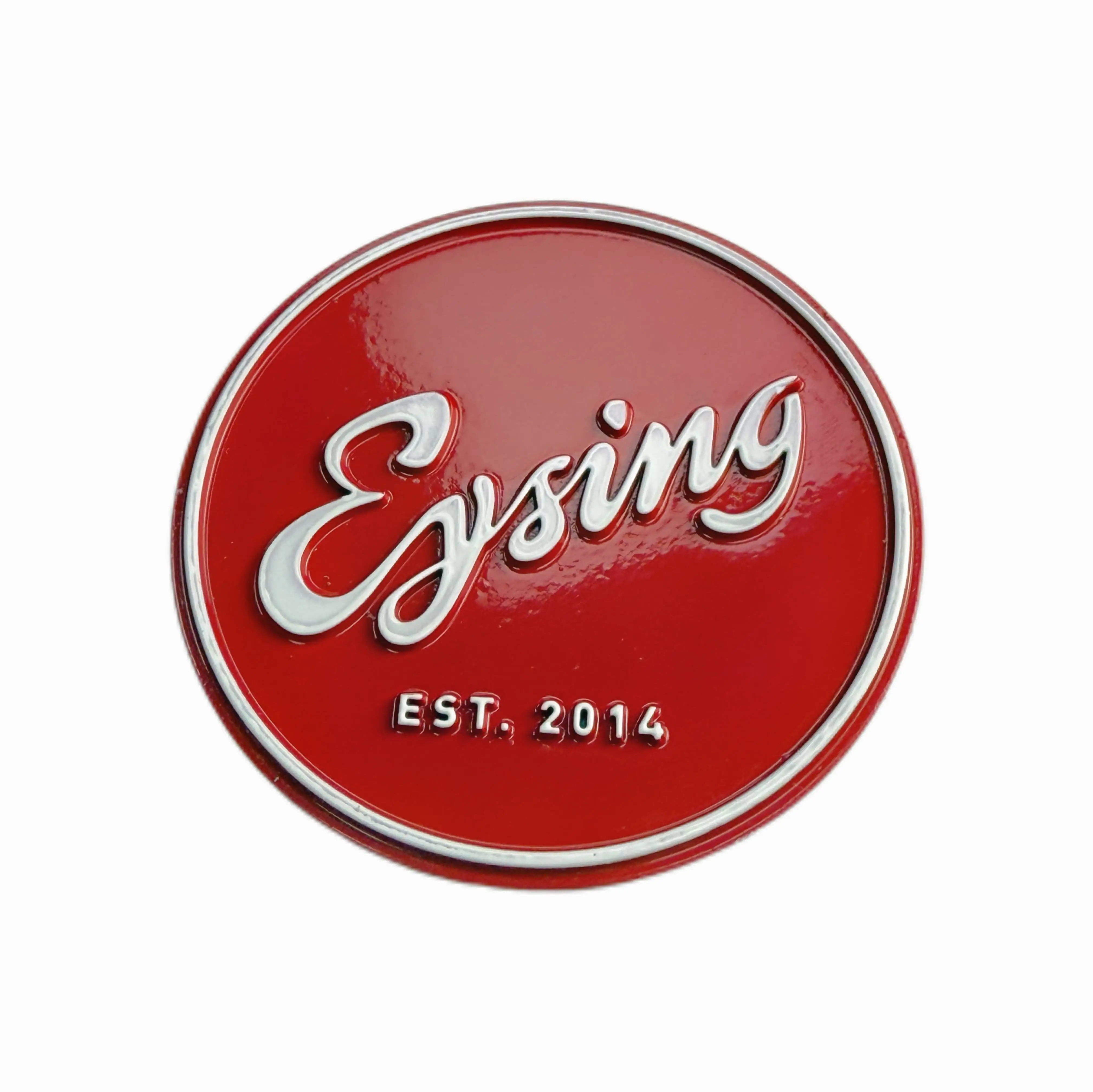 Zinc alloy nameplate three-dimensional font die-casting nameplate metal logo customization with adhesive backing 1