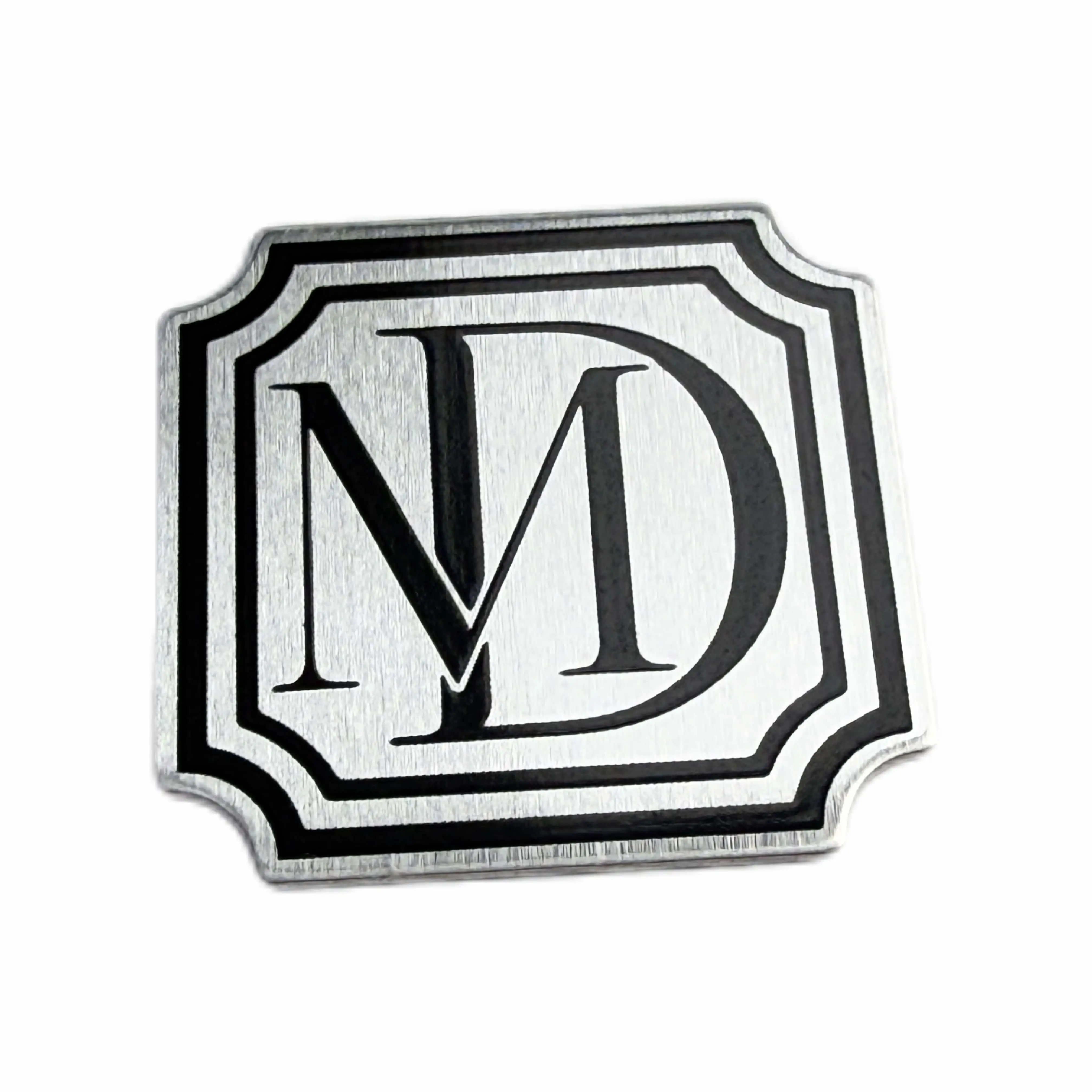 The aluminum nameplate is printed with clear fonts and custom nameplate logos with a light and thin texture 1