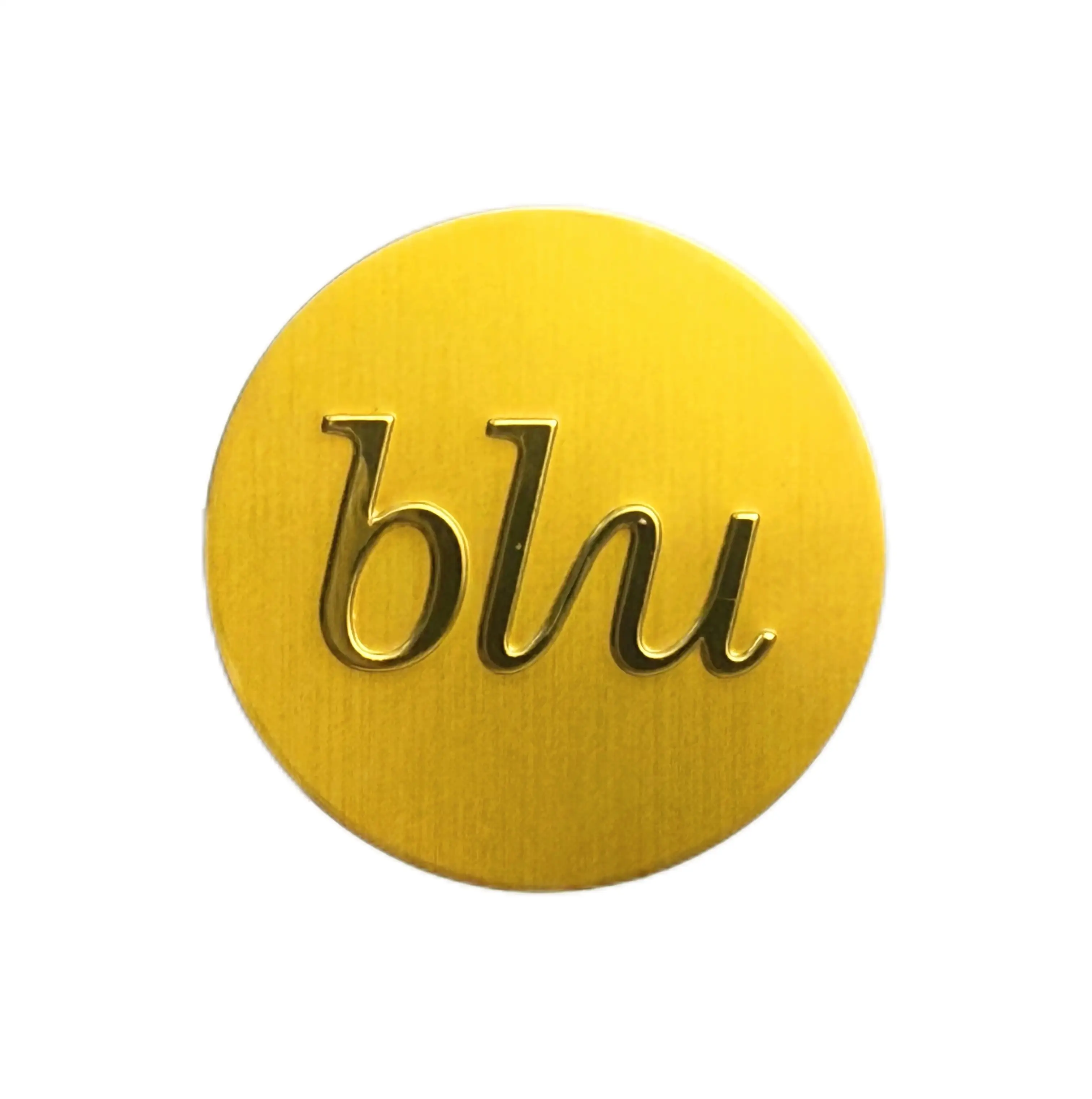 A High-end Logo Brand With A Golden Embossed Three-dimensional Custom Label 1