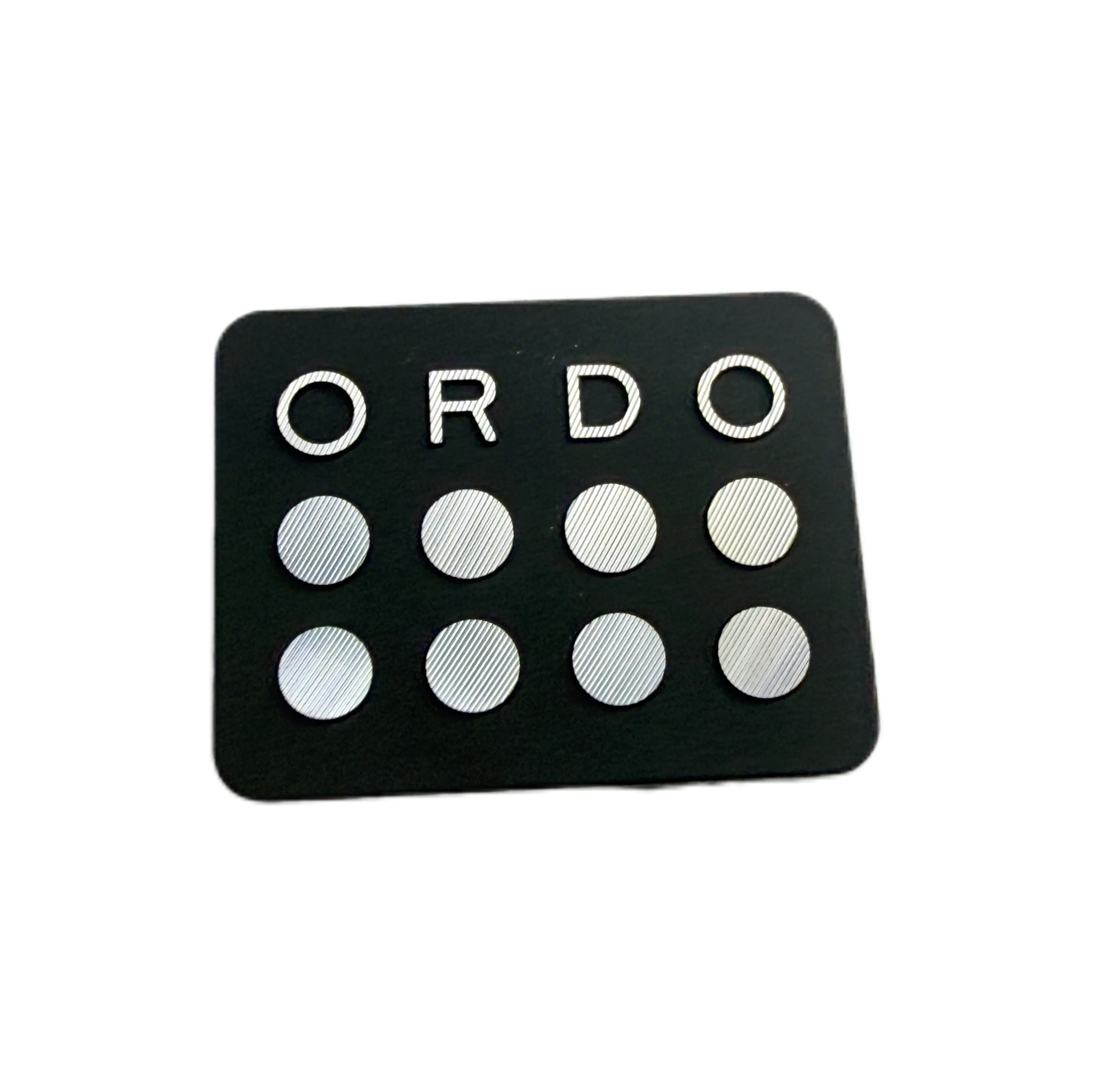 Customized Metal Aluminum Sign With Three-dimensional Design And Diagonal Engraving 1