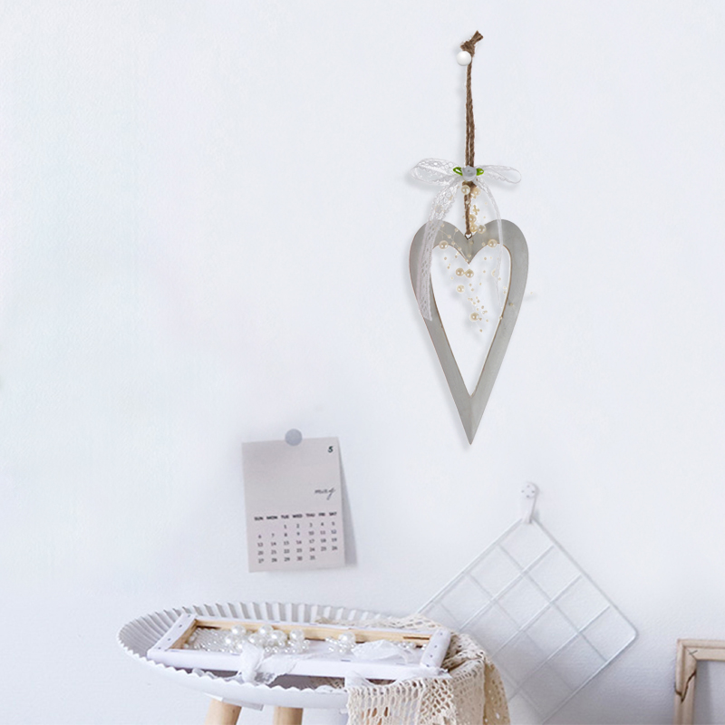 Wooden Heart Shaped Sign Wall Decor 2
