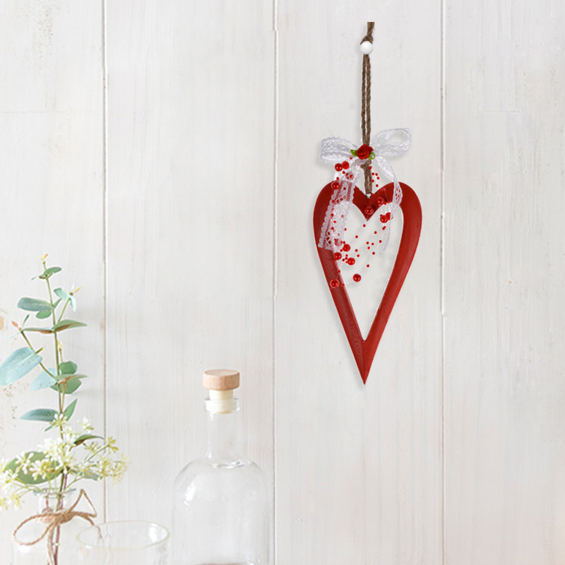 Wooden Heart Shaped Sign Wall Decor 3