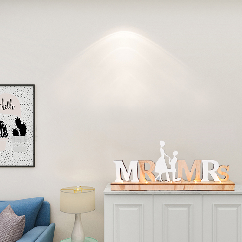 Letrero de boda iluminado de madera rústica para Sr. y Sra., decoración de mesa 2