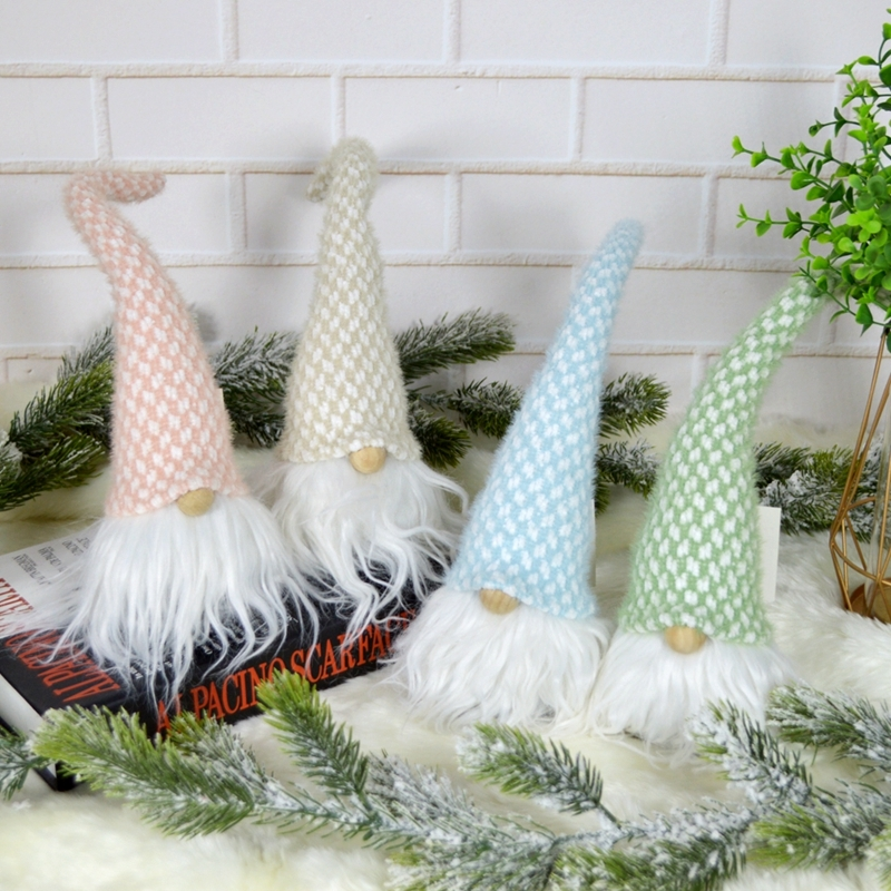 Xmas Santa Claus Knitting Elf  Christmas Decorations 1