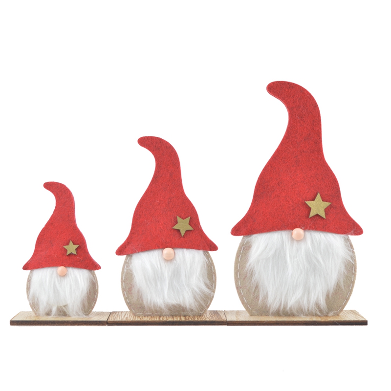 Weihnachtsmann-Fotohalter aus Filz, weihnachtliche Tischdekoration 3
