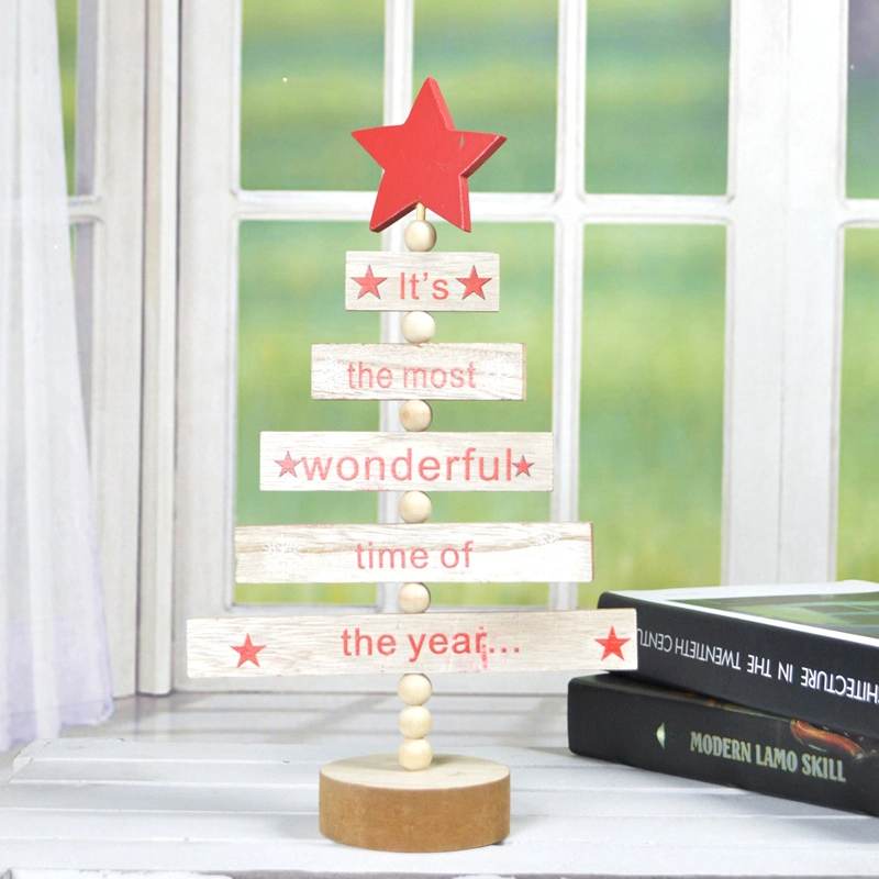 Tree Shaped Blessing Words Christmas Decor 1