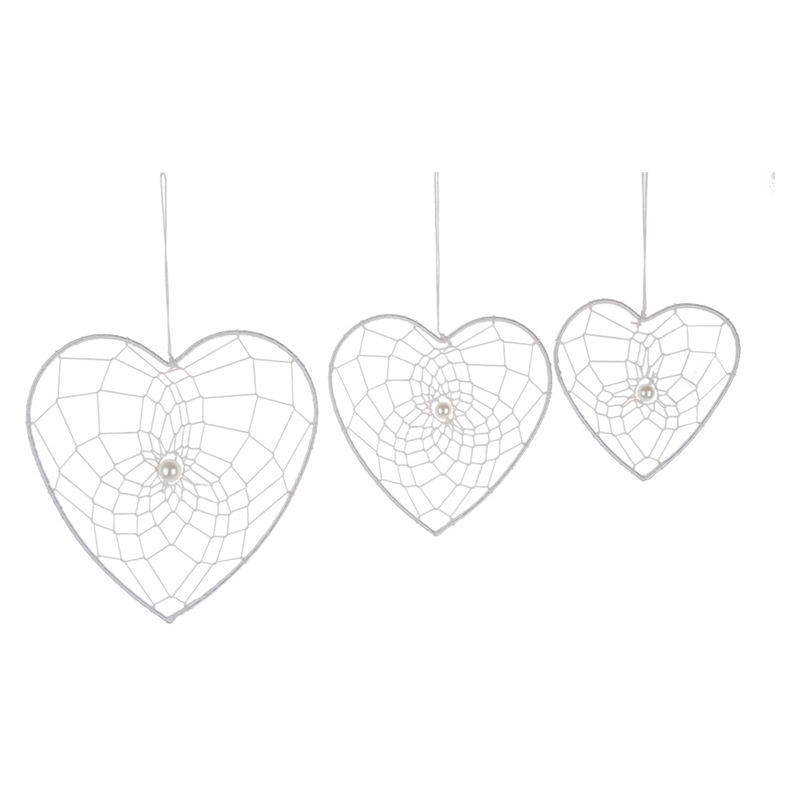 Árbol de bodas y decoración de pared con forma de corazón de metal hecho a mano. 1