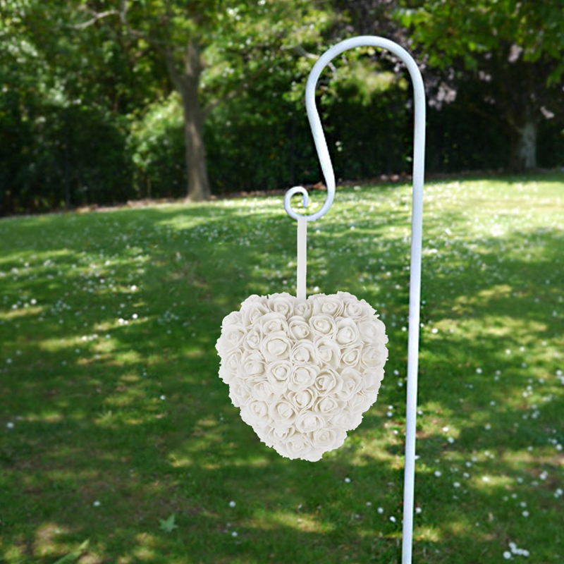 Material de tela para decoración de fiestas de bodas, corazón colgante. 3