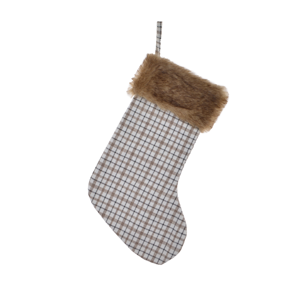hot sale hanging fireplace big stocking stuffers christmas decoration 3