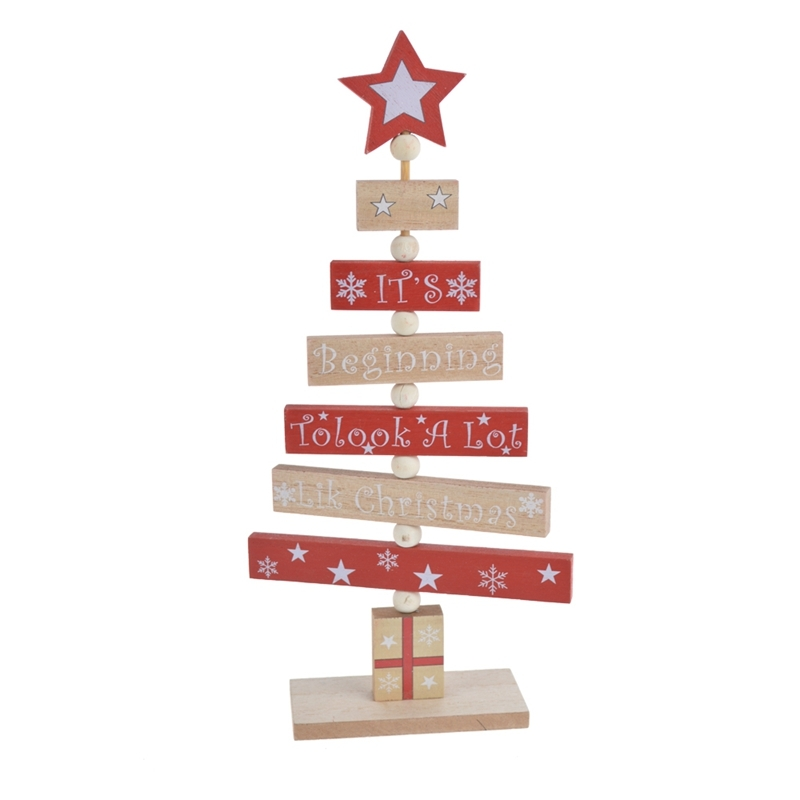 DIY christmas tree decoration table ornaments 1