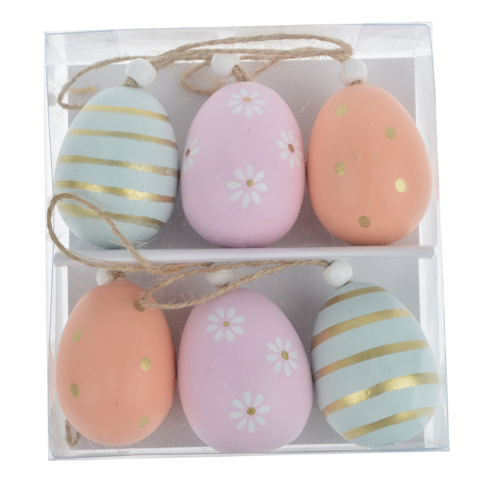 schöne hängende Ostereier eine kreative Art zu dekorieren für Ostern 1