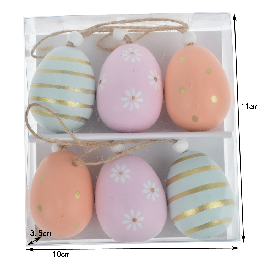 schöne hängende Ostereier eine kreative Art zu dekorieren für Ostern 2