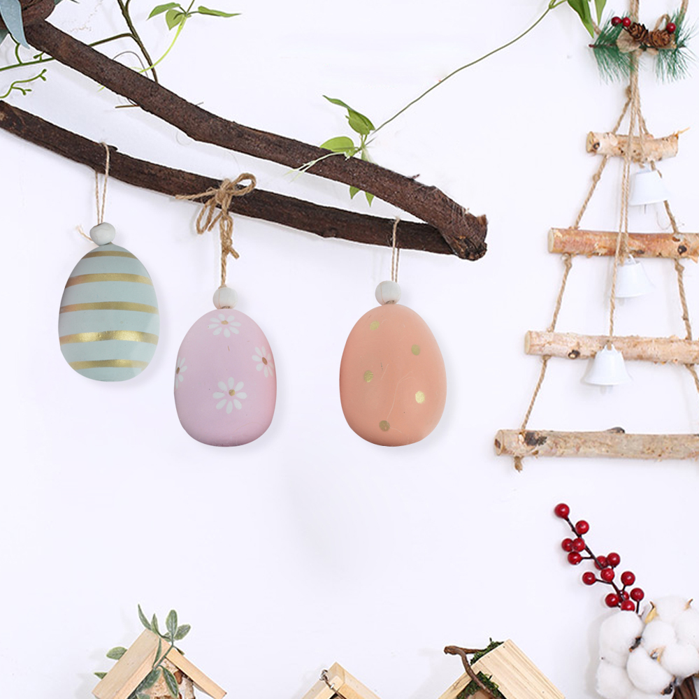 schöne hängende Ostereier eine kreative Art zu dekorieren für Ostern 3