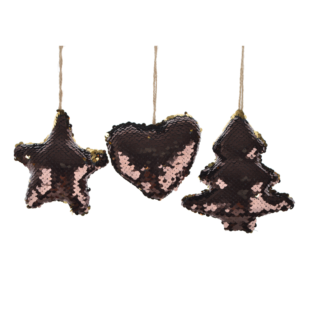 Christmas tree star heart hanging design 2