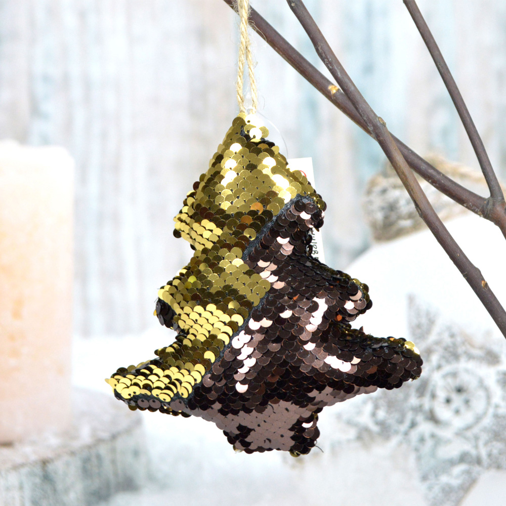 Christmas tree star heart hanging design 5