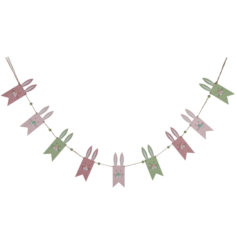 2020 New items wooden easter garland hanging 1