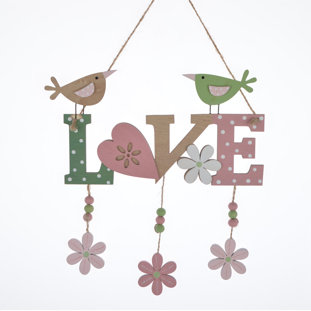 Letrero de amor DIY para decoración de bodas, letras de madera para colgar en la pared 1