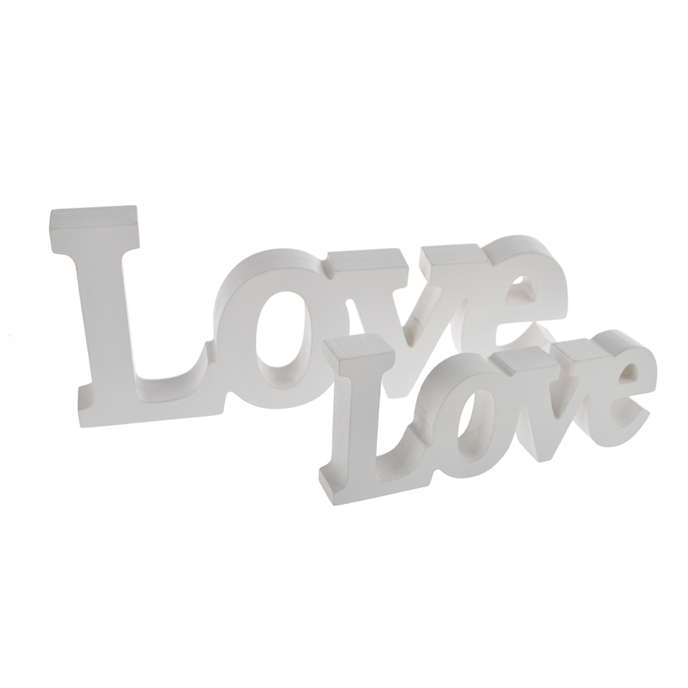 Wooden Love logo Letters Wedding Personalized Table wedding decoration 1