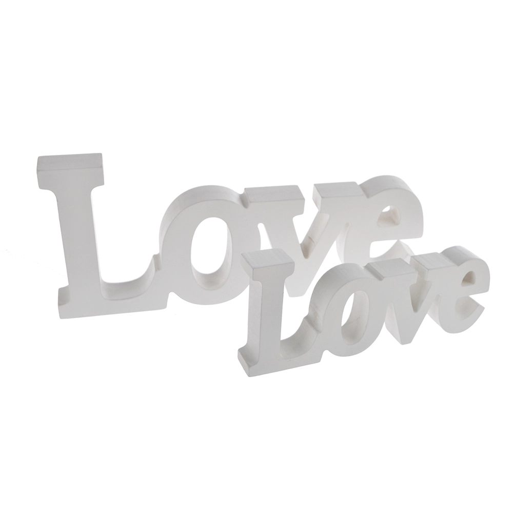 Holz Liebe logo Buchstaben Hochzeit Personalisierte Tisch hochzeit dekoration 1