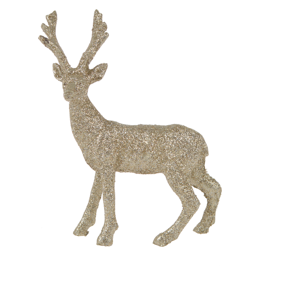 Fabrik liefert Silber Hirsch Harz Dekoration Champagner Station Hirsch Verschönerung Weihnachten Tisch Ornament 1