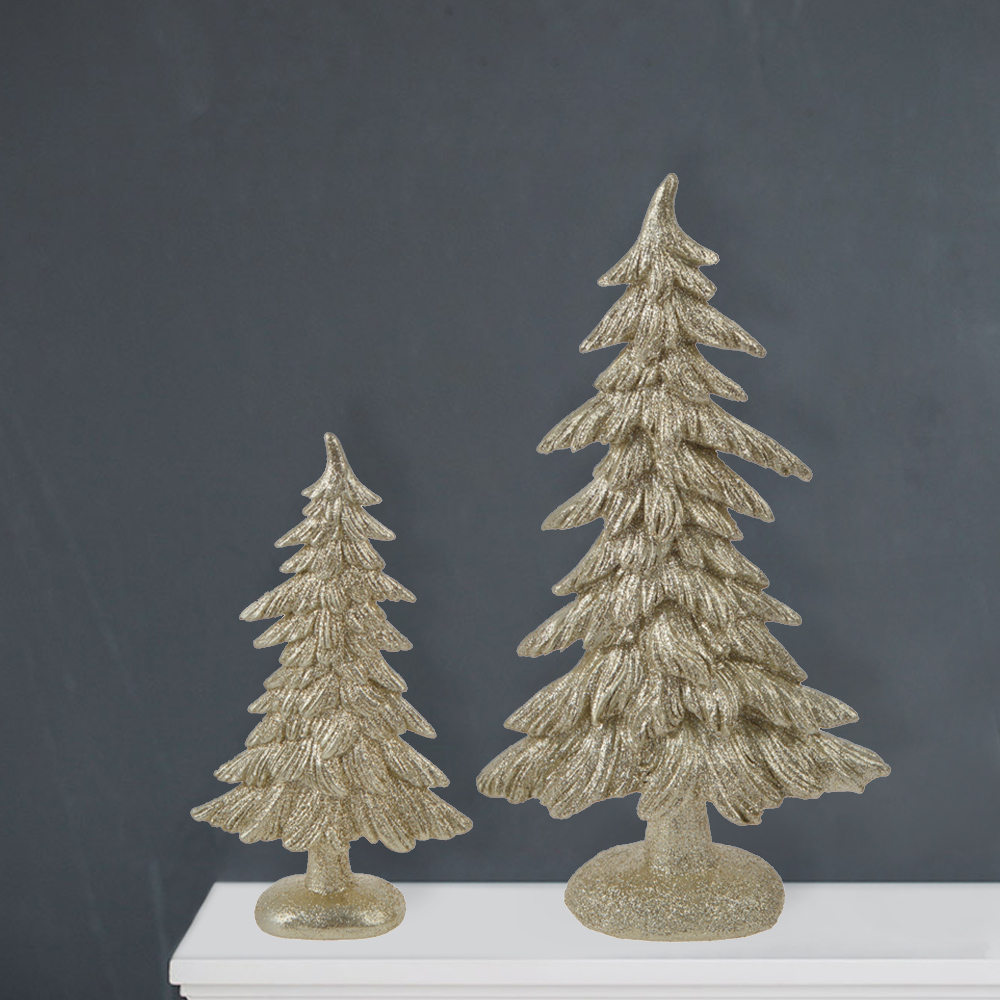 Fabrik direkt Set mit 3 dekorierten Weihnachtsbaumfiguren für die Weihnachtsdekoration 5