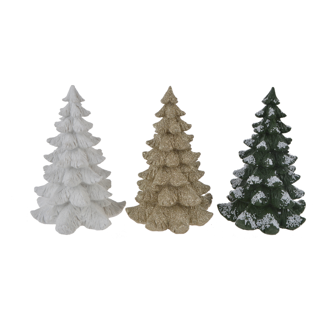 Factory Villages Winter Pines Zubehör Harz Weihnachtsbaum Handwerk 1