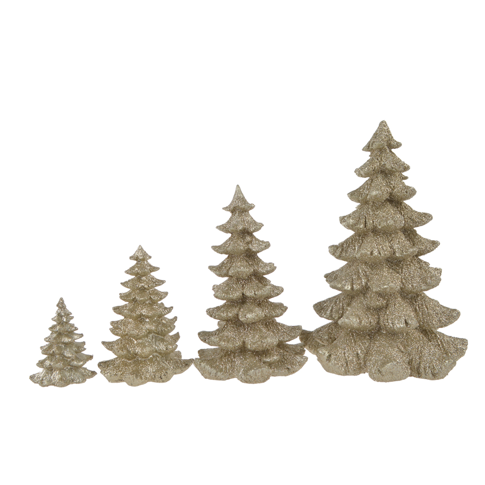 Factory Villages Winter Pines Zubehör Harz Weihnachtsbaum Handwerk 4