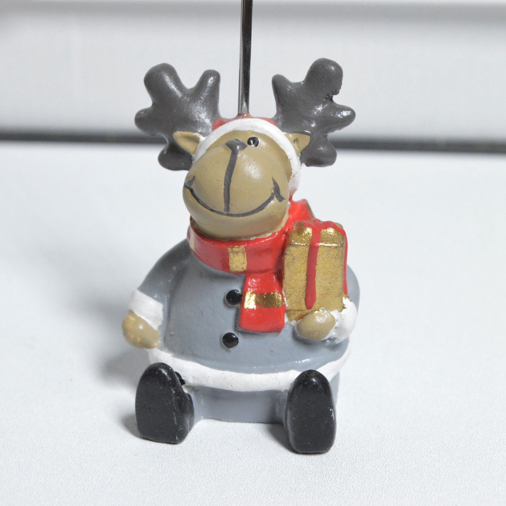 Party-Zubehör Namenskartenhalter aus Harz, Weihnachtsparty-Geschenk, Namensschildhalter aus Poly, Weihnachtstischdekoration 4