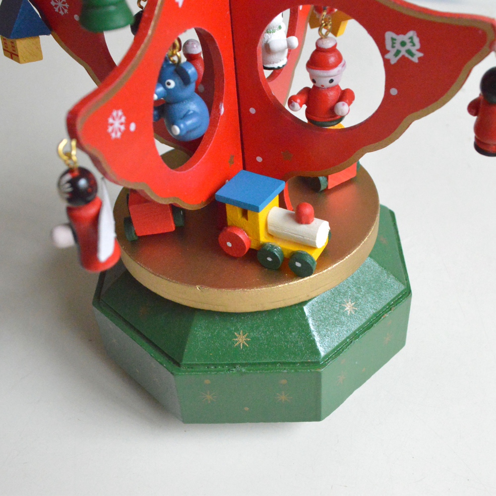 Party-Zubehör Personalisierte Spieluhr kleiner Weihnachtsbaum DIY Kinder Freistehender Weihnachtsbaum Basteln 4