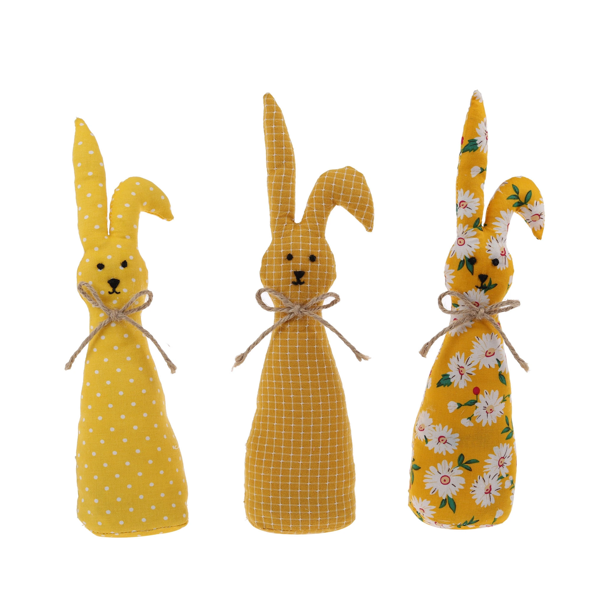 Venta de la mejor tela de adorno para decoración de conejos de Pascua, artículos de decoración de mesa de conejos. 1