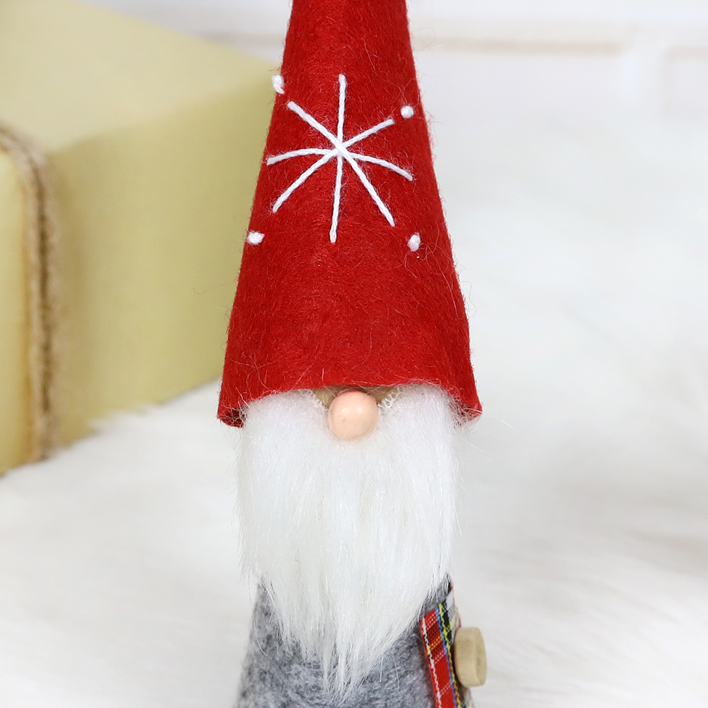 Wholesale Christmas red and gray Santa Claus pendant Christmas tree hanging 6