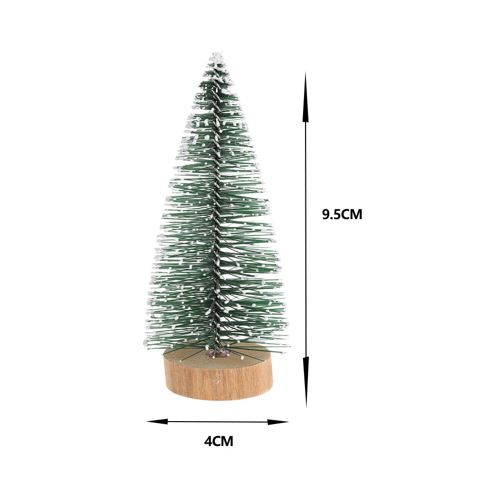 Hote Sale Grün Mini Flaschenbürste Baum Weihnachten Künstliche Weihnachtsbaum Dekorationen 5