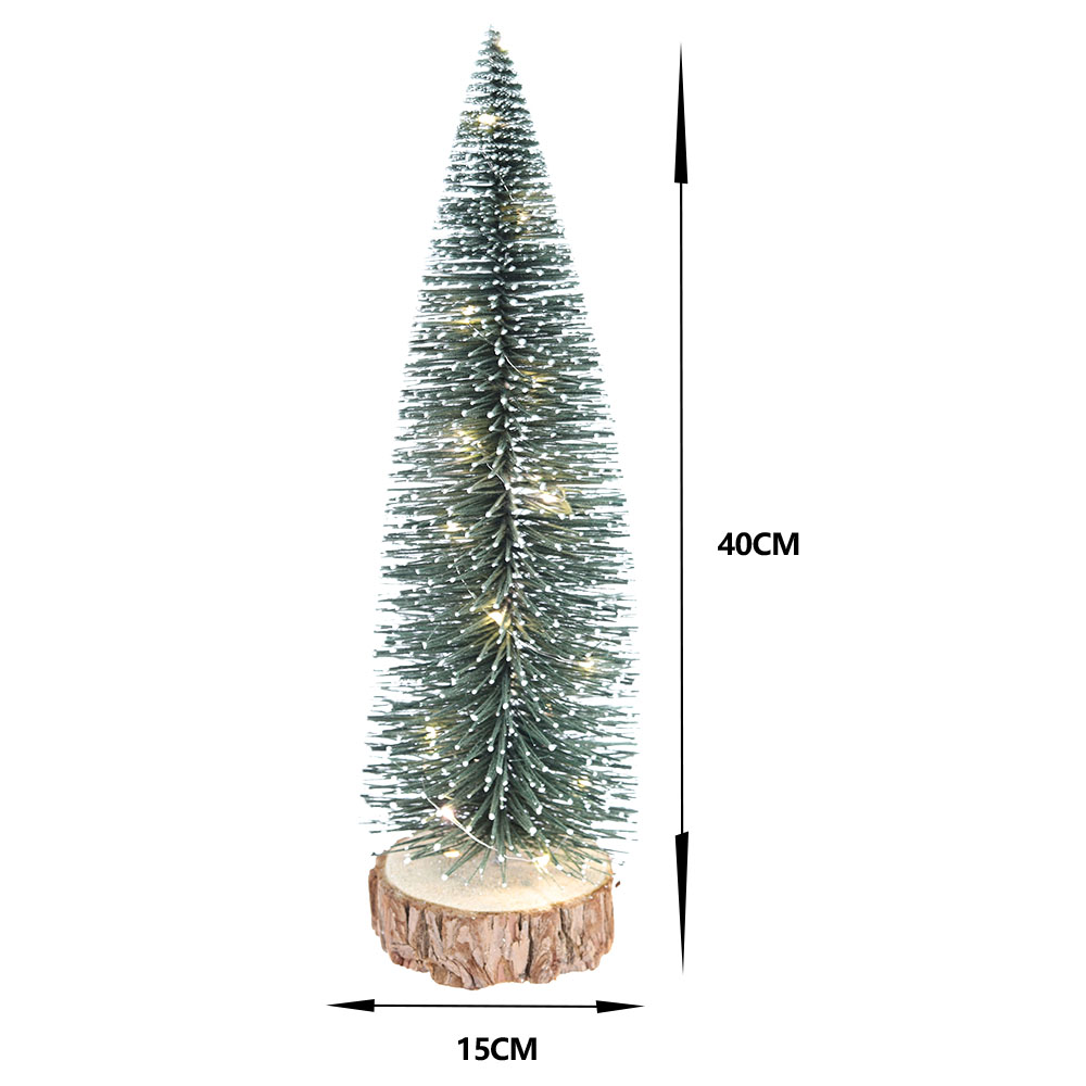 Hote Sale Grün Mini Flaschenbürste Baum Weihnachten Künstliche Weihnachtsbaum Dekorationen 4