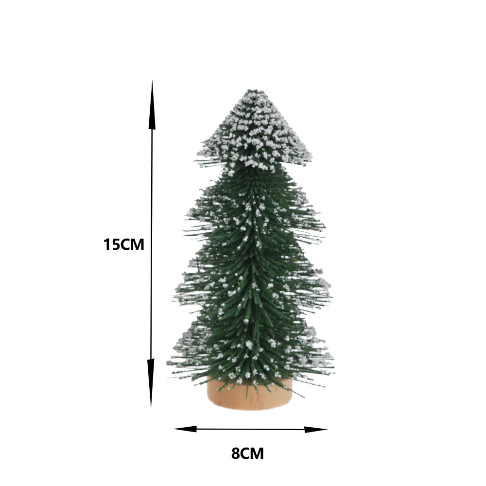 Chinesischer Hersteller Mini Brissel Mini Künstliche Weihnachtsflaschenbürstenbäume für Weihnachtsfeier-Heimdekore 6