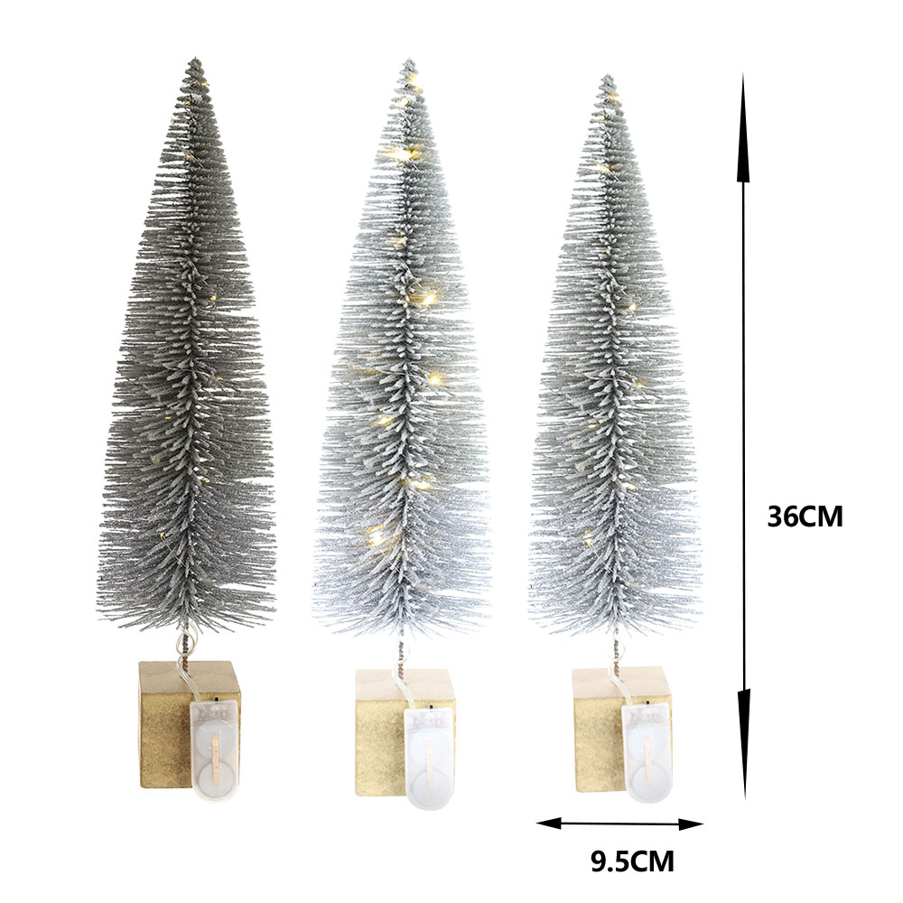 Heißer Verkauf Künstliche Mini Weihnachtsbäume Flaschenbürste Bäume Mischfarbe Für Weihnachten Weihnachtsfeier Home Dekore 2