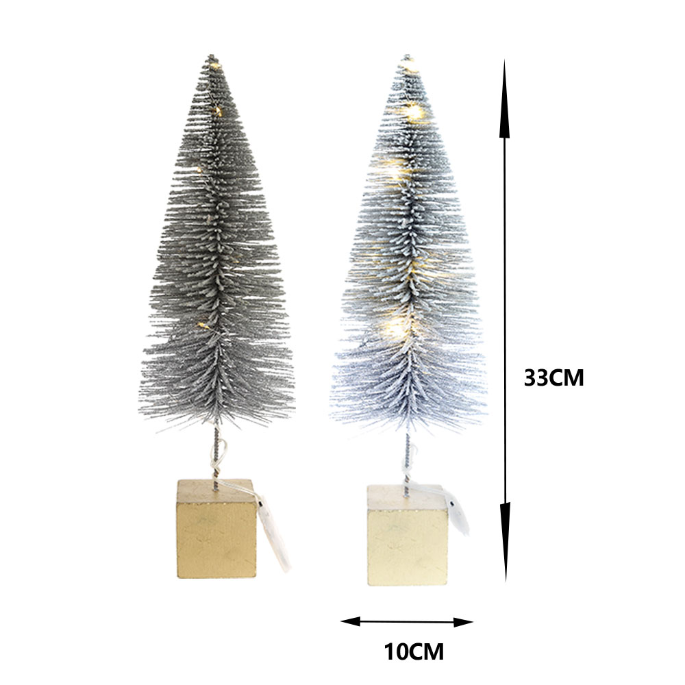 Heißer Verkauf Künstliche Mini Weihnachtsbäume Flaschenbürste Bäume Mischfarbe Für Weihnachten Weihnachtsfeier Home Dekore 3