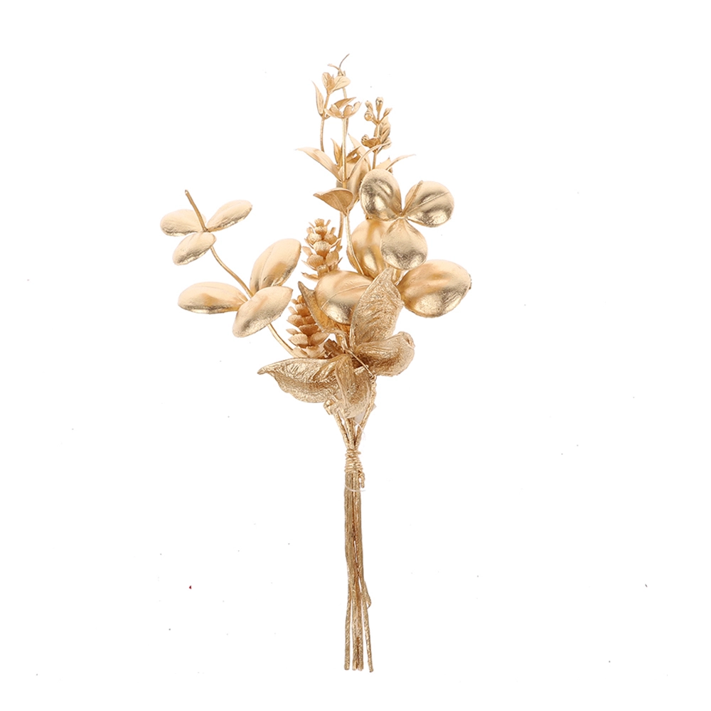 Adornos de bricolaje para bodas, regalos, flores artificiales de plástico, ramas, decoración navideña 1