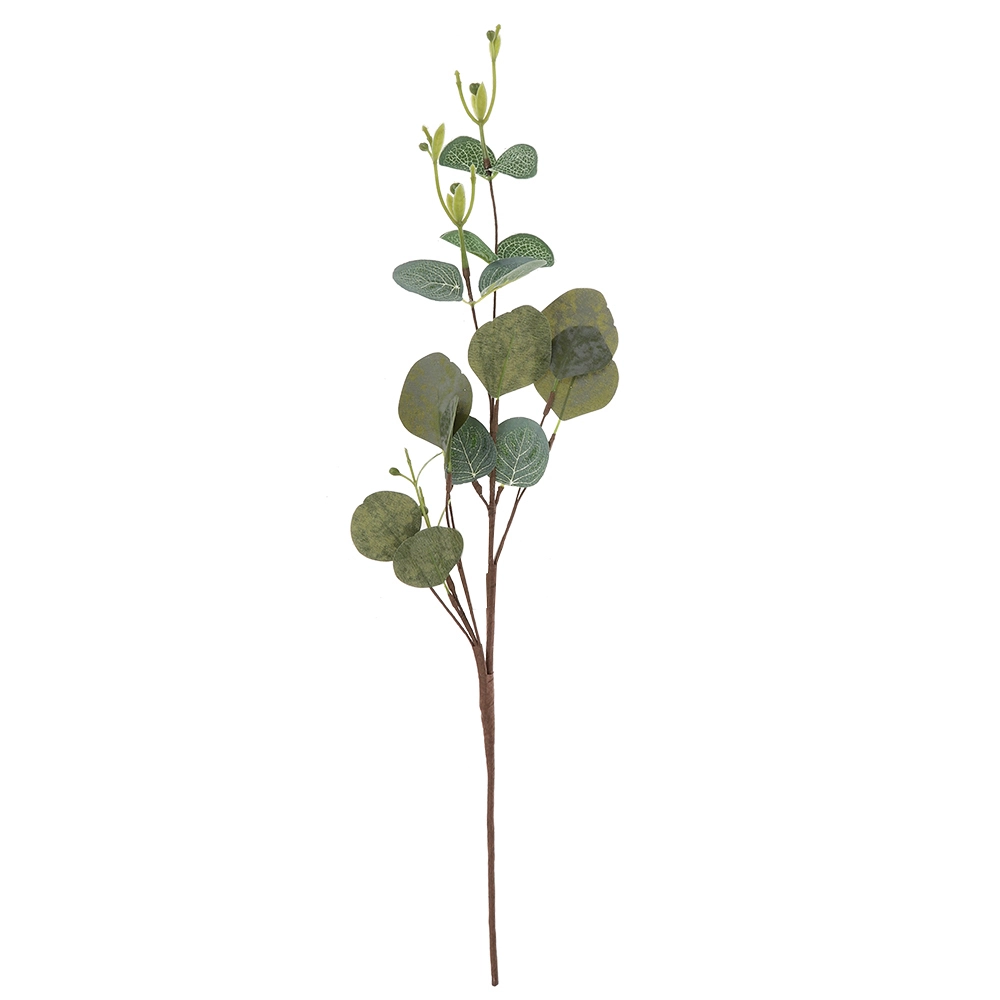 Ramas de árbol de Navidad con hojas artificiales de plástico verde para decoración del hogar y bodas. 1