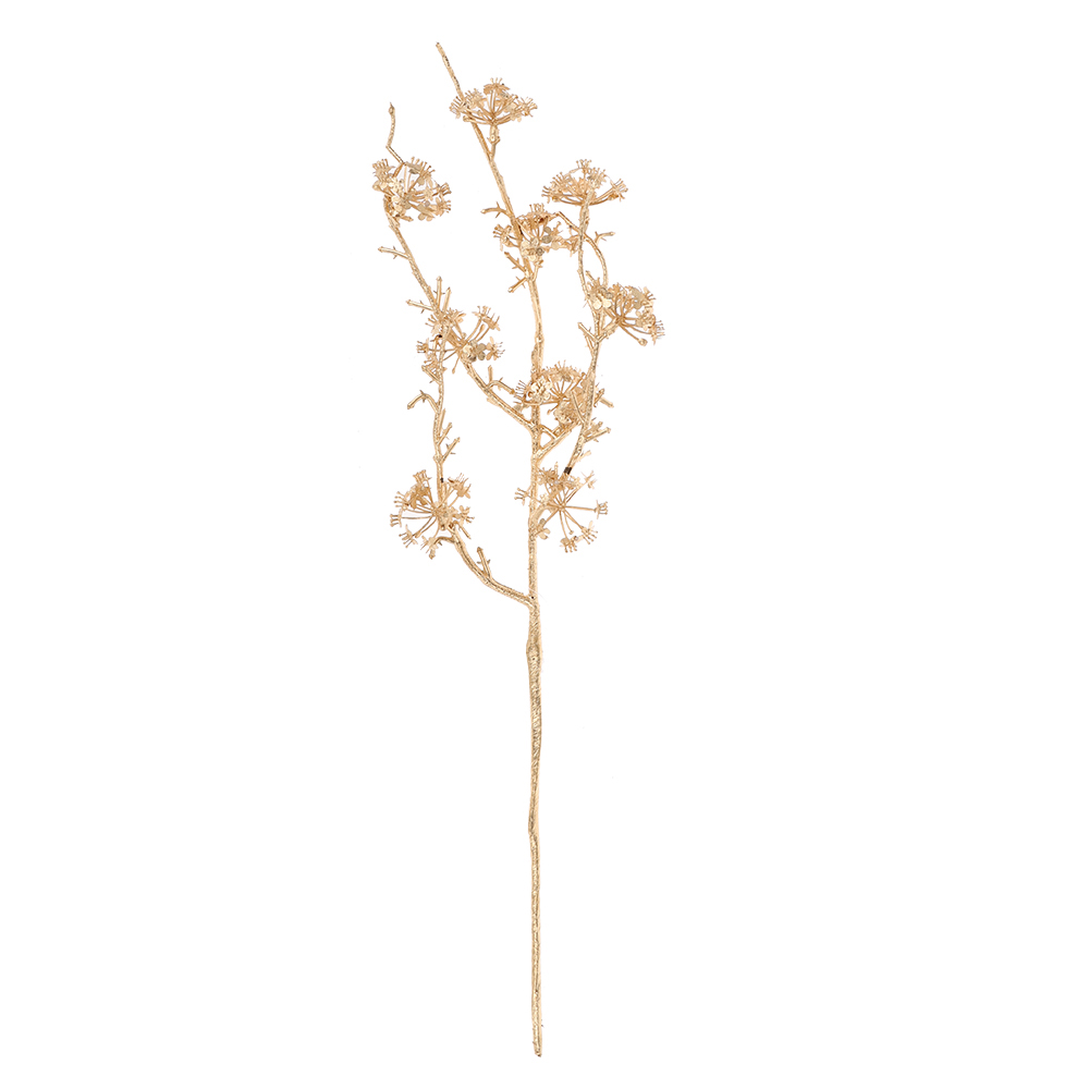 Juego de jarrones con ramas de árbol artificiales, exquisito ramo romántico de flores de cristal para decoración navideña. 1