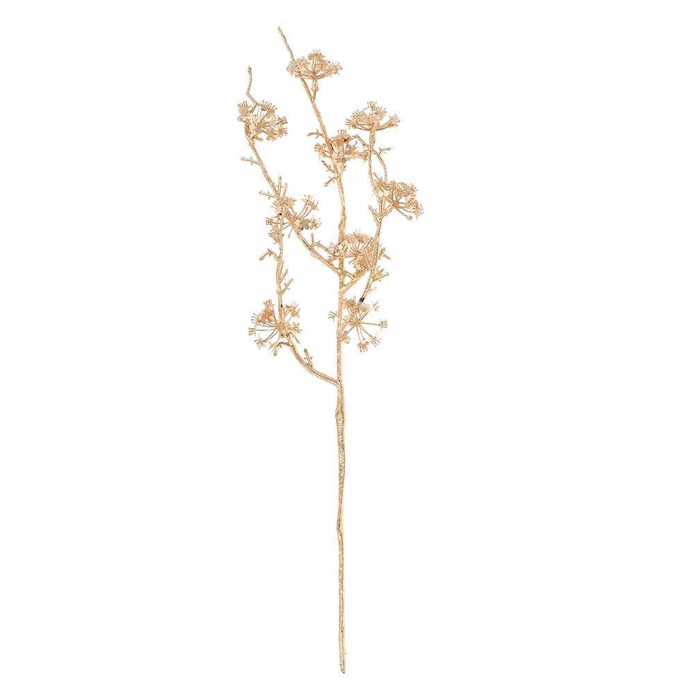 Juego de jarrones con ramas de árbol artificiales, exquisito ramo romántico de flores de cristal para decoración navideña. 1