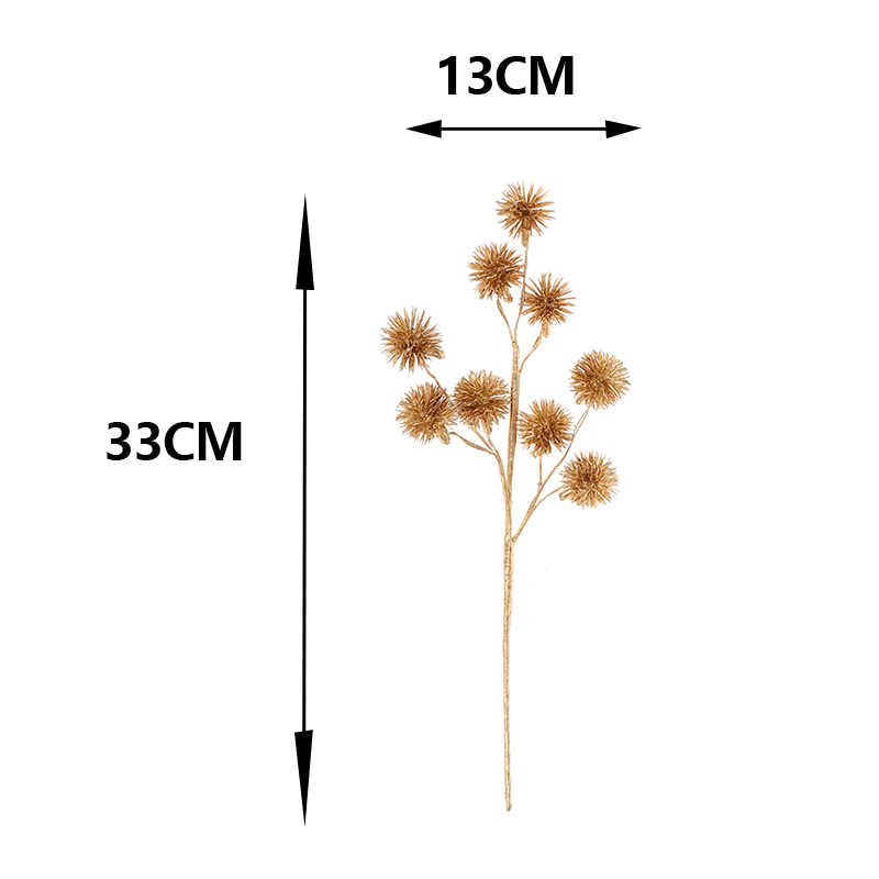 Künstliche Blume Löwenzahn Blume Zweig Kunststoff Gefälschte Pflanze Für Weihnachtsdekoration 2