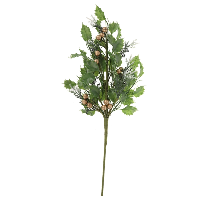 Fabricante chino de alta calidad, palitos para árbol de Navidad, decoración de simulación de flores, adornos navideños, decoración de mesa. 1